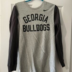 Georgia Bulldogs Nike Athletic Gray Tee